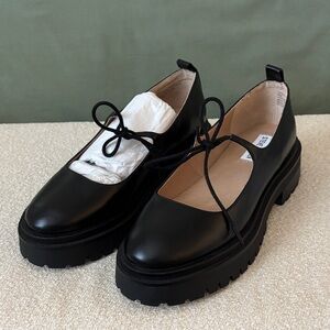 Steve Madden Landon Women's Flats Black Leather